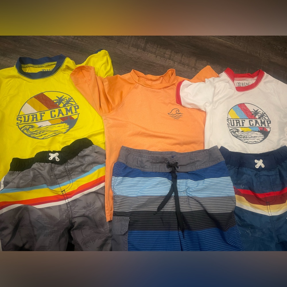 Boys size 8 swim sets